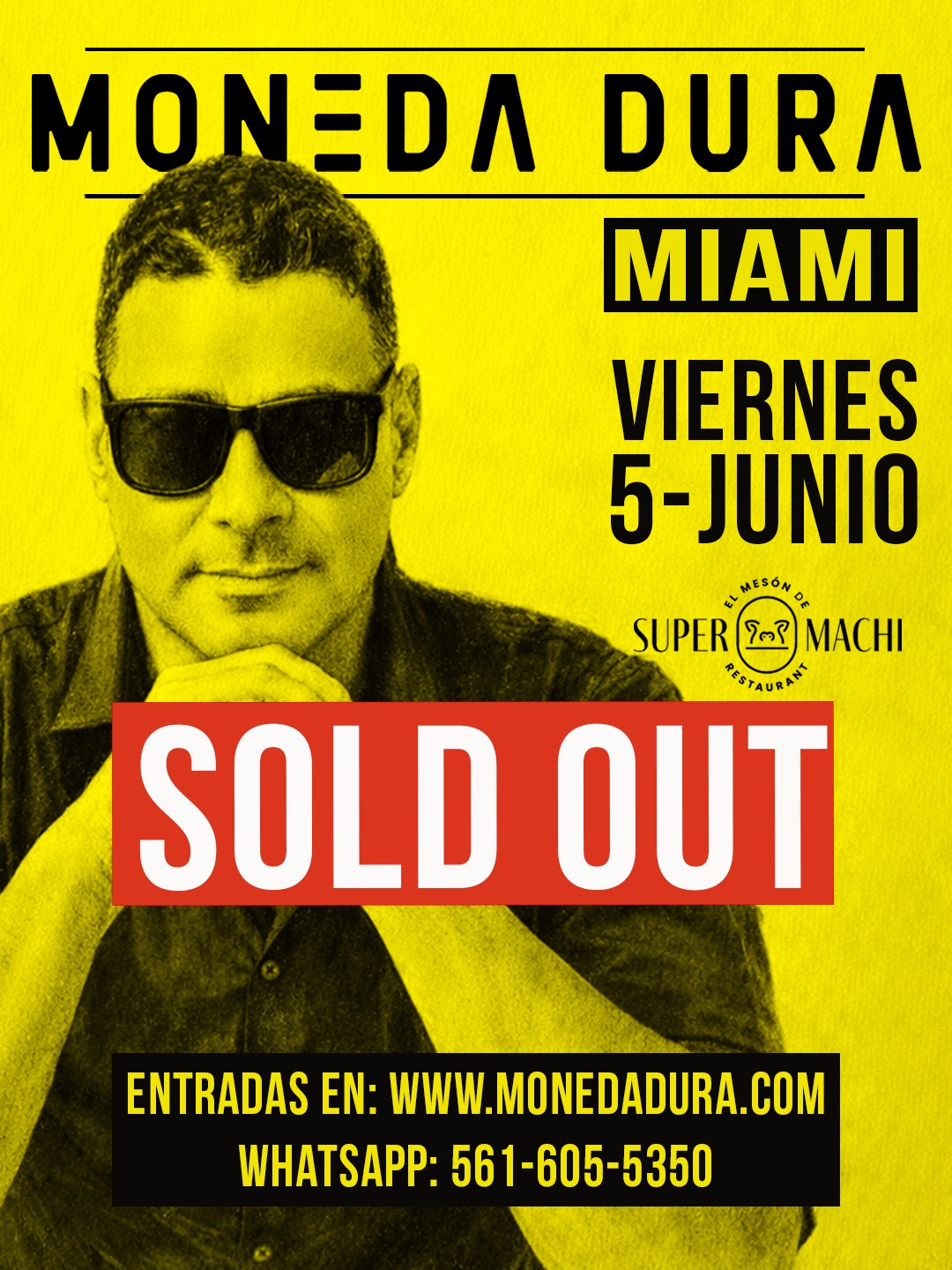 Moneda Dura en Concierto (Nueva Fecha)